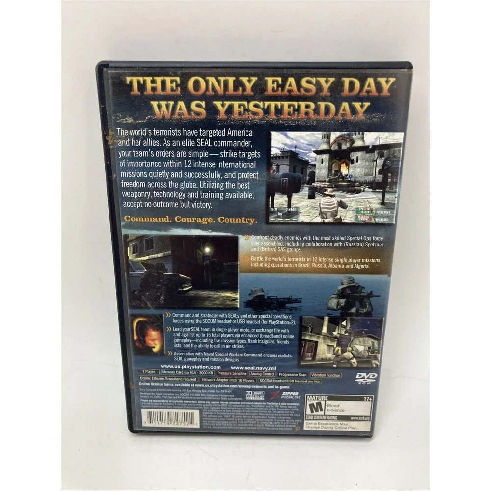 Socom 2 US Navy Seals - Sony PlayStation 2